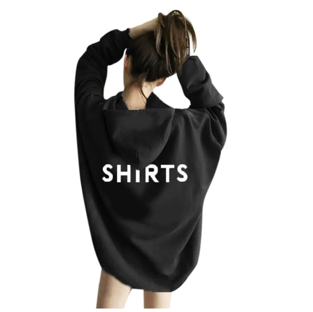Свободный свитер с буквенным принтом и рукавами пуловер roupas Femininas винтажная