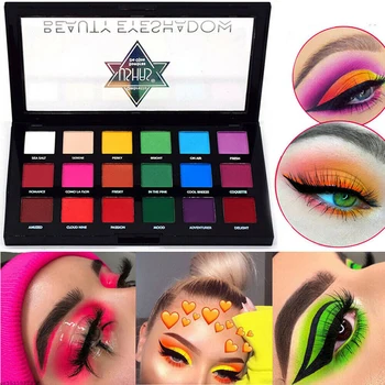 

Eyeshadow Palette Matte Texture Smooth Long-lasting Fashion Eyeshadow Makeup Set For Smoky Eyes Makeup Wedding Makeup