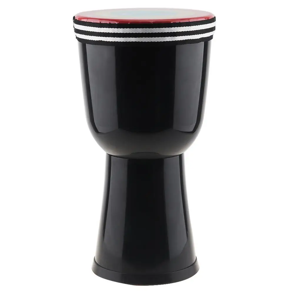 8 дюймов Африканский Djembe барабан красочный ABS баррель ПВХ кожа легкий детский ручной барабан 3 цвета на выбор барабан