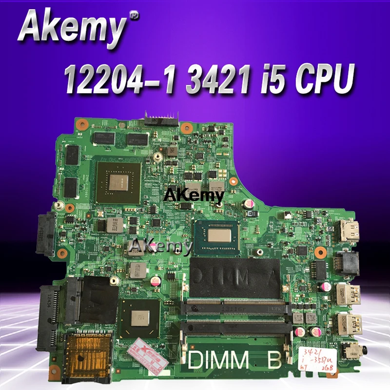 12204-1 Материнская плата для ноутбука dell INSPIRON 3421 12204-1 Материнская плата dell i5 оригинальная материнская плата для процессора