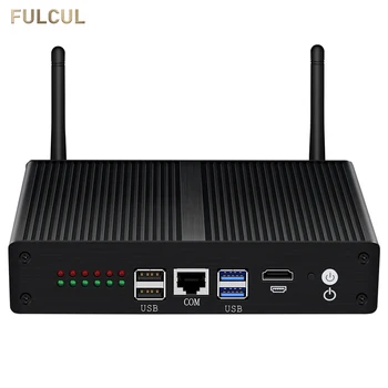 

Mini PC Fanless pFsense Firewall Router Quad Core Intel i3 5010U Celeron 2955U 6 Gigabit LAN RJ45 COM HDMI Industrial Computer