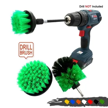 

4pcs/Set Drill Brush Power Scrubber Cleaning Tool Extended Long Attachment