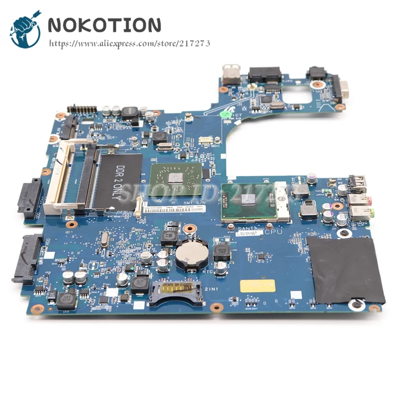 NOKOTION для samsung NP-R60 R60 материнская плата для ноутбука DDR2 RS600ME BA92-05127A процессора BA92-05127B основная плата