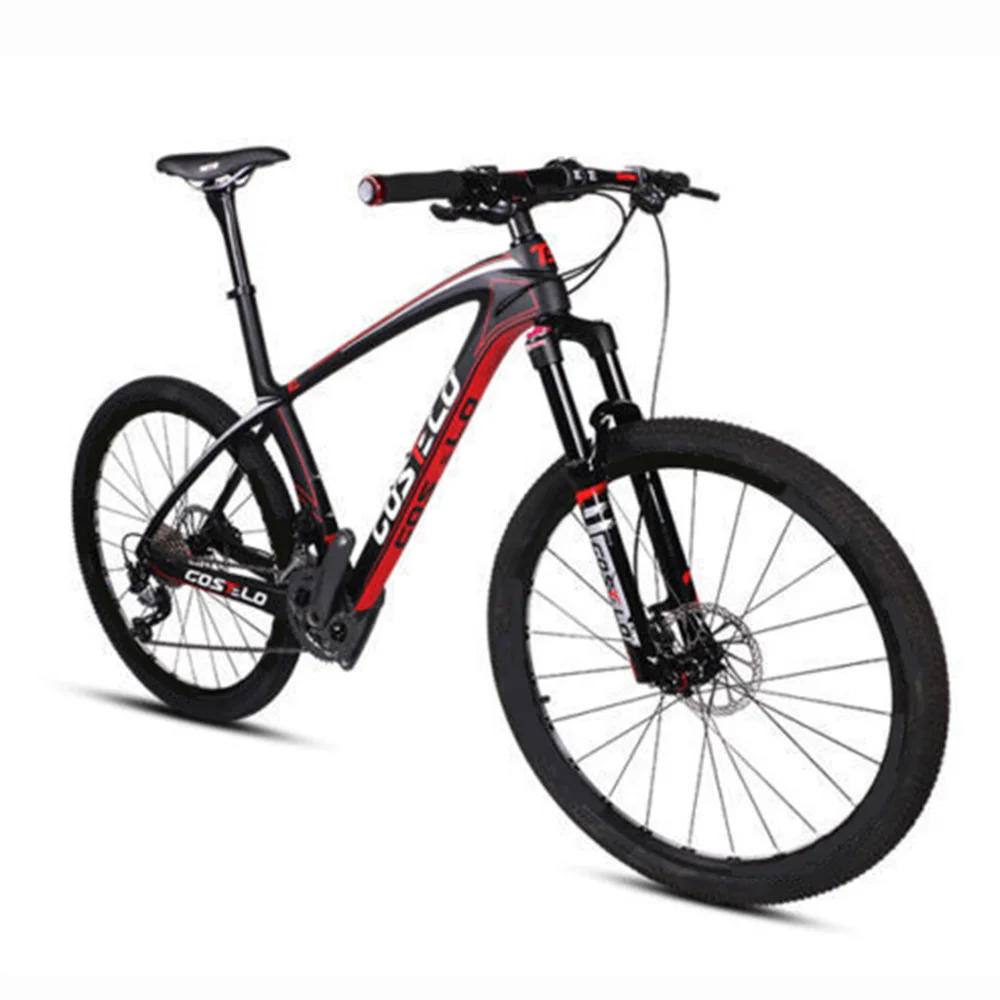 Discount Costelo 9.9 bicycle MTB Frame carbon Bicylce Mountain Bike 27.5 650B MTB Frame original groups wheels saddle bar tire 4