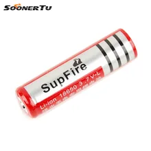 Фонарь питания только красные аккумуляторные батареи литиевая батарея фонарик батарея прочный аккумулятор 18650