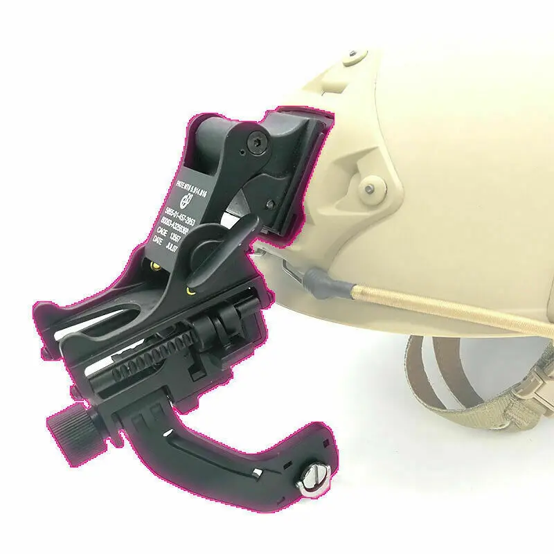 Тактический шлем NVG Mount+ J Arm для Pulsar GS1 x20 однотрубный металл/нейлон