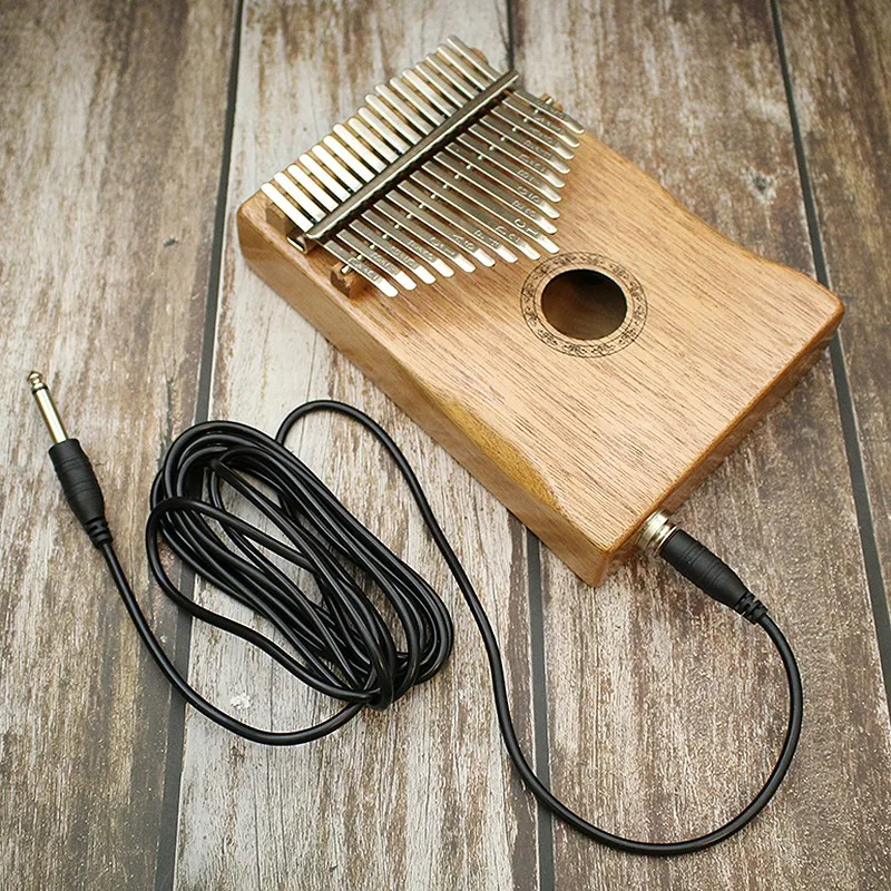 17 ключ калимба Африканский красное дерево палец пианино Sanza Mbira Calimba играть с гитарой деревянные музыкальные инструменты