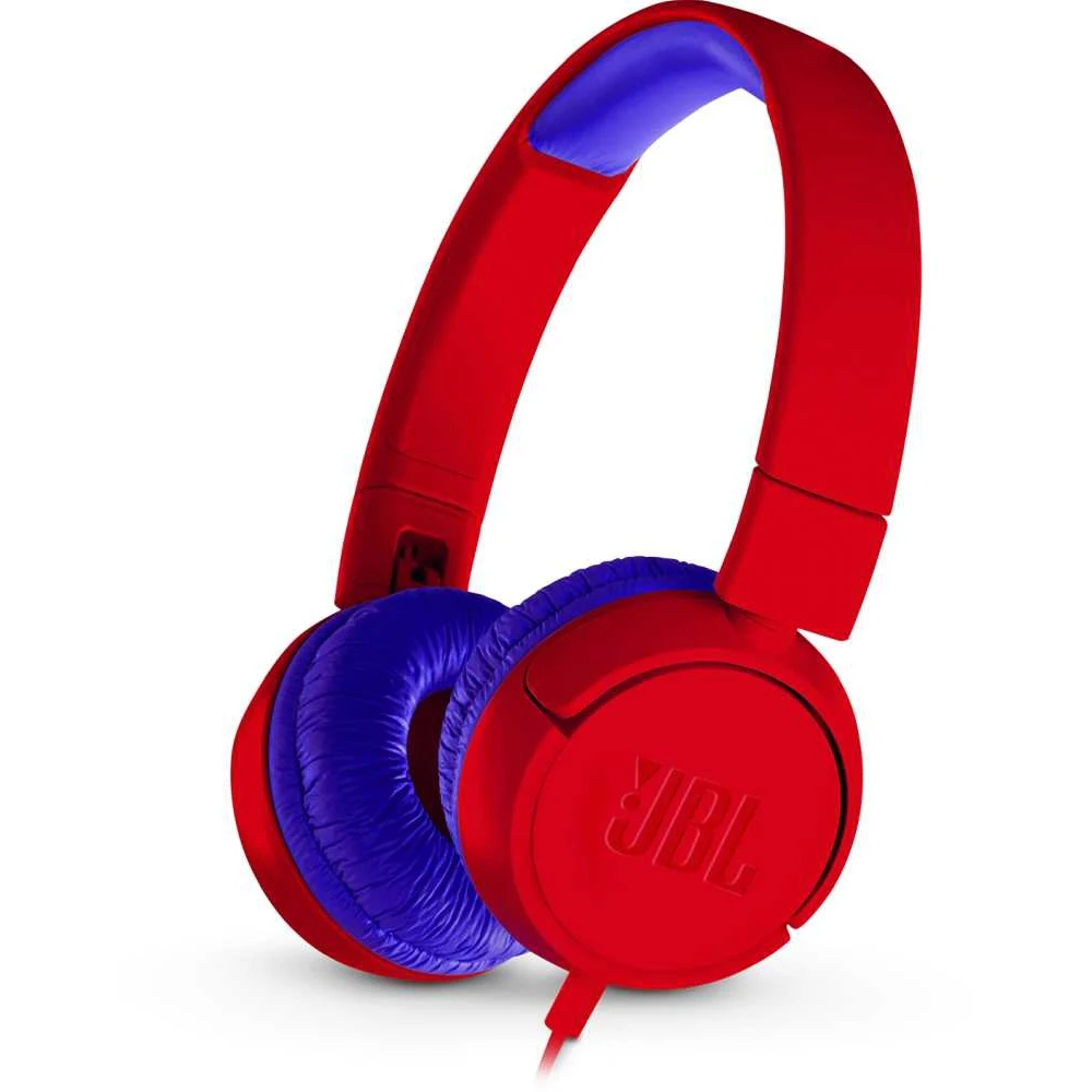 Наушники накладные JBL JR300 1м красный проводные
