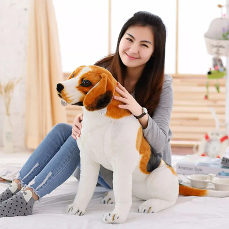

Cute New Style Creative Model Floral Pattern over White Background Dog Plush Toy Doll Shenquan Seven Doll Home Furnishings