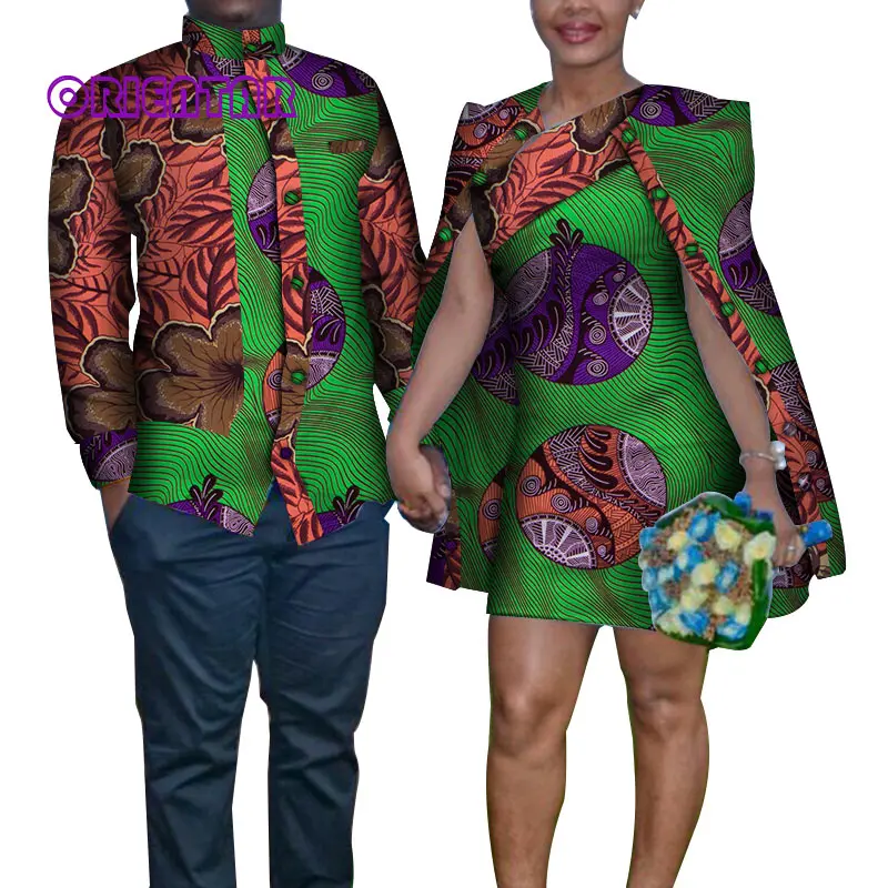 Moda africano roupas para o casal dos