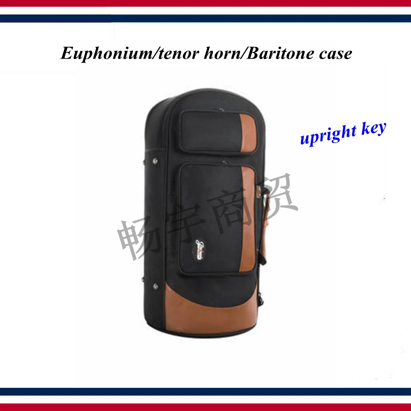 Вертикальный ключ euphonium тенор-Горн баритон чехол утолщение портативный Коробка Сумка