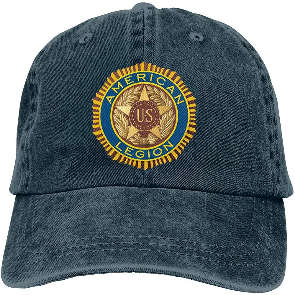 Американский Legion Post 75 модная повседневная Регулируемая ковбойская шляпа бейсболка для мужчин и женщин Черная