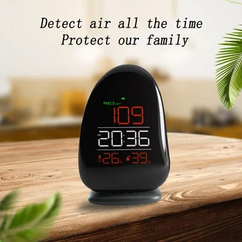 

PM2.5 Detector Digital Air Quality Monitor Laser A8 Automatically Detect PM2.5 LCD Multifunctional Operating System