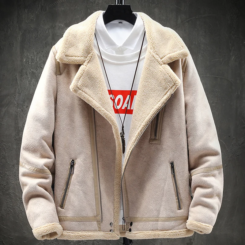 Winter Biker Mens Shearling Bont Jas Streewear Grote En Lange Mans Faux Bont Leren Jassen Overjas Fluwelen Kleding Merk B754 Winter Biker Mens Shearling Bont Jas Streewear Grote En Lange Mans Faux Bont Leren Jassen Overjas Fluwelen Kleding Merk B754