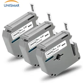 

Unismar 3PK MK 231 Label Maker Black on White 12mm*8m MK231 MK-231 for Brother PT-70 PT-80 PT-85 PT-45M PT-100 Labels Printer