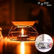 Wholesale Creative New Products Happiness Deer Iron Art Incense Holder jing you lu Iron Art Candlestick Indoor Aromatic