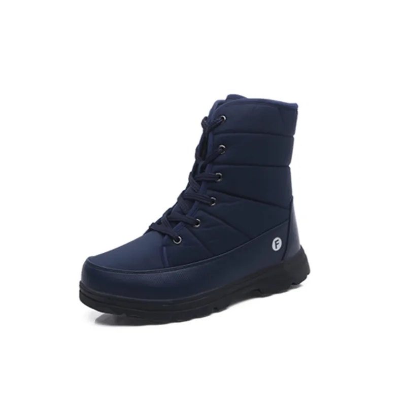 Winter Large Size Men Boots Antiskid Bottom Mens High Tube Boots High Quality Comfortable Male Fashion Breathable Casual Shoes