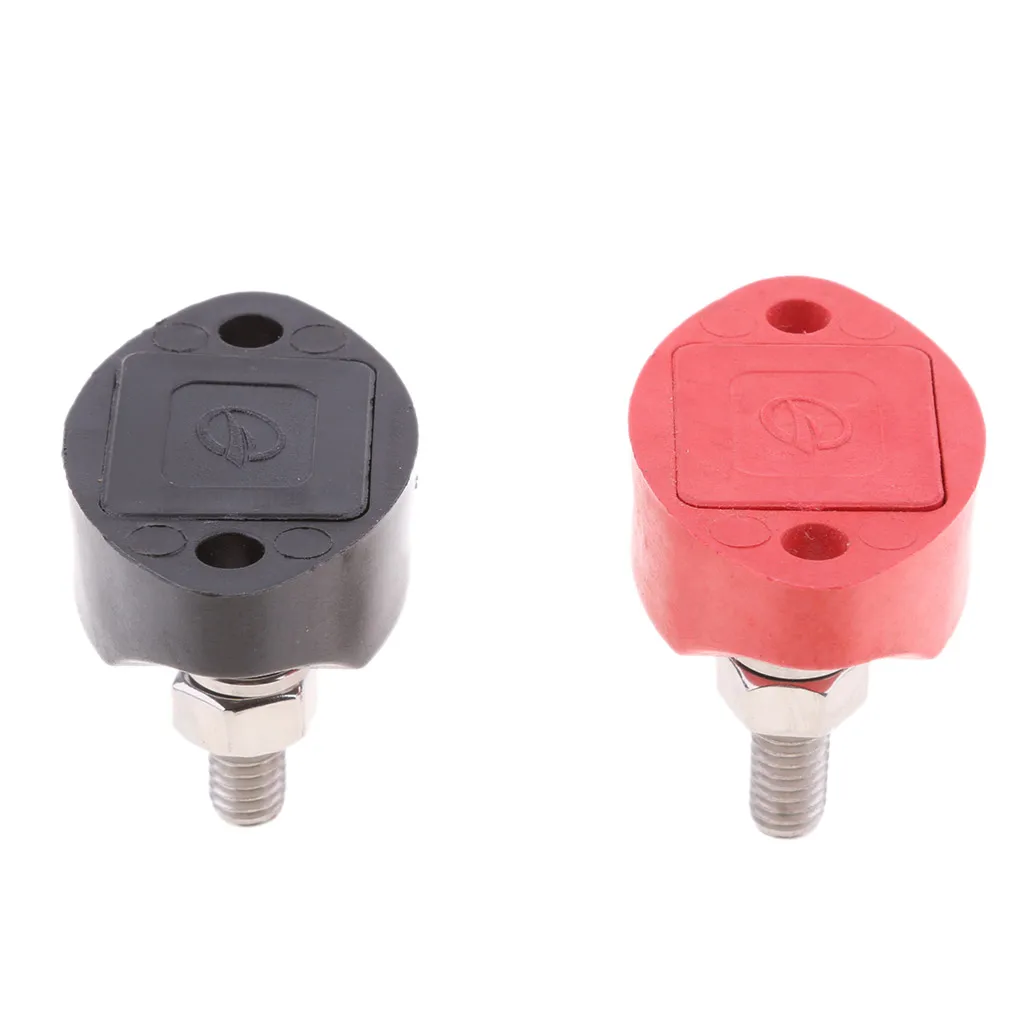 Red and Black Wire Terminal Junction Block Post for Marine Boat Yachts 10mm