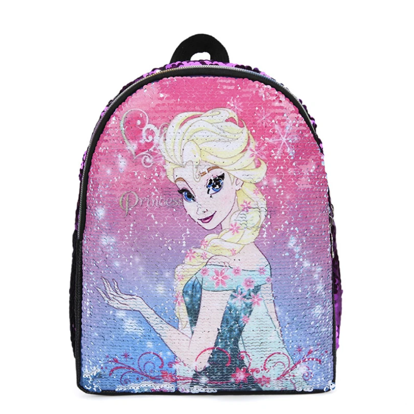 Mochila de lentejuelas para niñas, mochila con diseño de unicornio, mochila para niños con tapa y cambio de color|Mochilas escolares| -