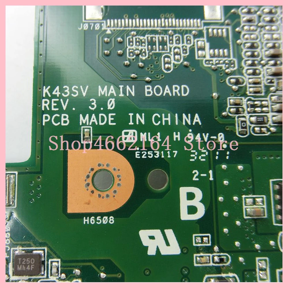 K43SJ материнская плата GT520M 1 ГБ N12P GV B A1 REV 4 1/3 0/2 2 для Asus A43S X43S K43S P43S K43SV Материнская