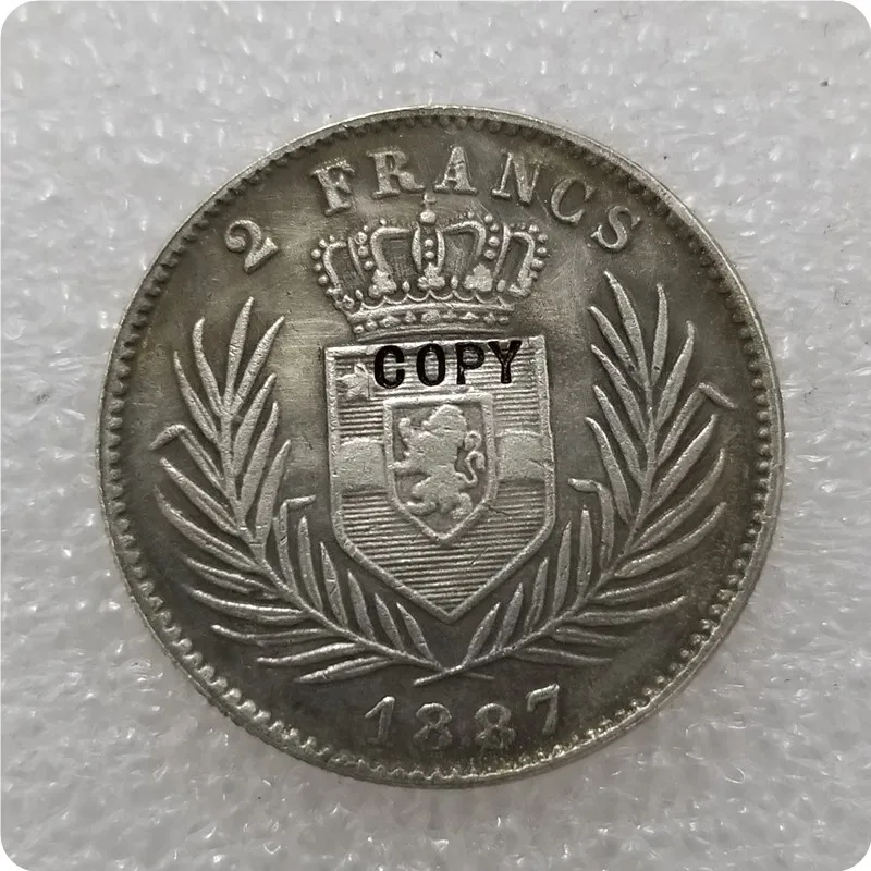 1887,1891,1894,1896 CONGO FREE STATE 2 FRANCS COINS COPY commemorative coins-replica coins medal coins collectibles