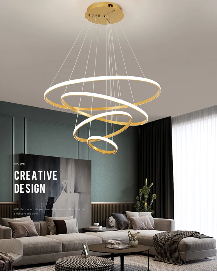 Modern led ceiling chandeliers simple living bedroom dining room wrought iron Pendant Lights home indoor lighting decor lamps beaded chandelier