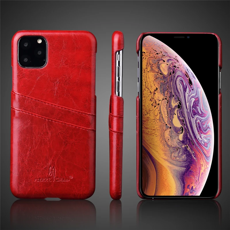 iPhone 11 油蜡纹插卡后壳 (2)