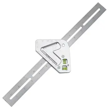 

Angle Ruler Protractor Carpenter Tools Roof Revolutionizing Carpentry Utensil Multi-function Measuring Tool