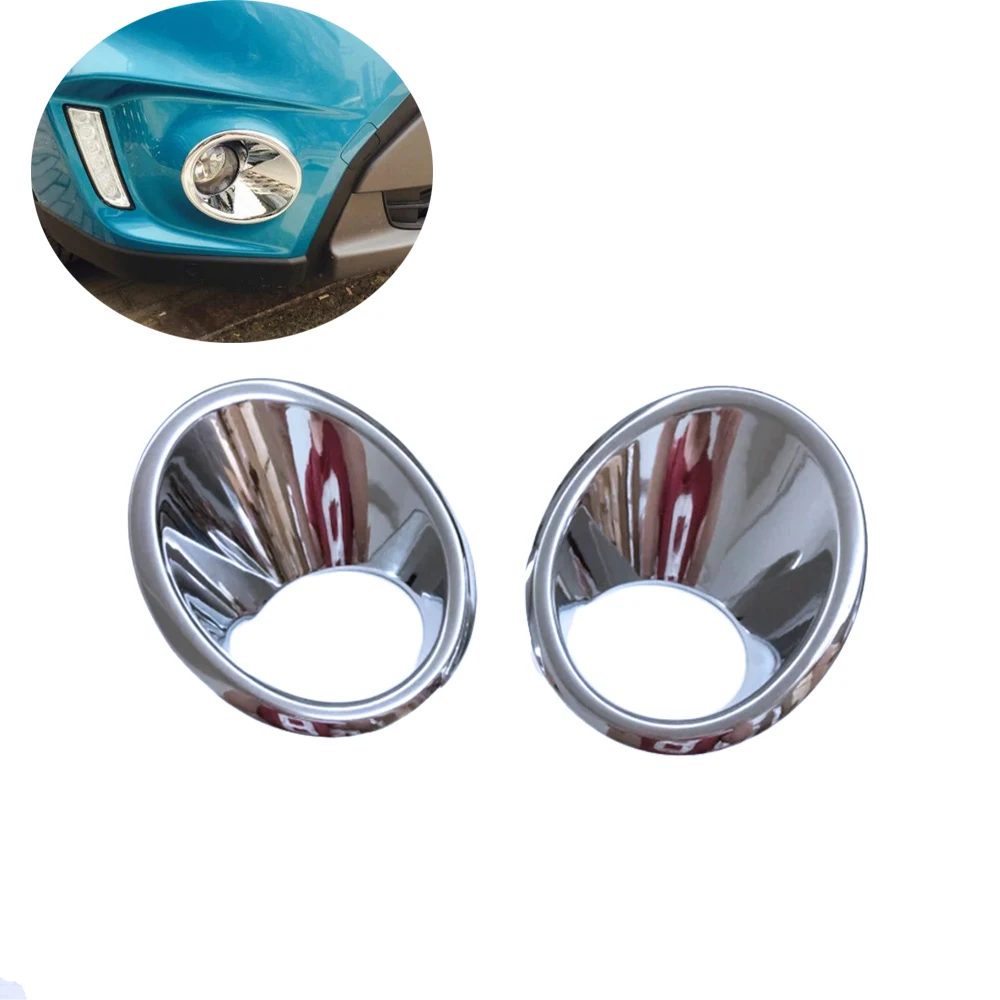2 шт. ABS Хром Передняя противотуманная фара Накладка внешняя защитная для Suzuki Vitara