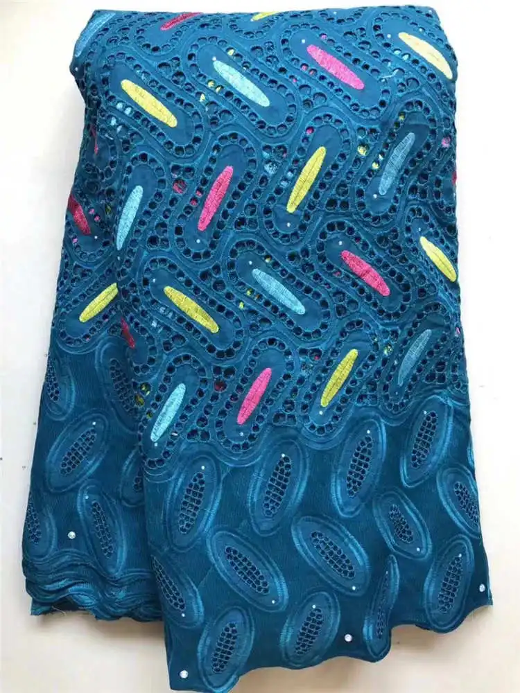 

Factory price2019Latest Style African dry Swiss Lace With stones Fabric For African Wedding Dresses lace Winn589a