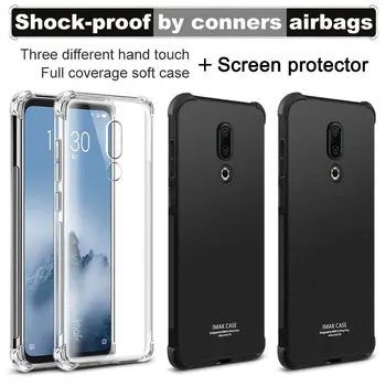

Imak Shock-proof Conner Airbag Protection TPU Back Cover for Meizu 16th Case Matte Cover for Meizu 16th TPU Case
