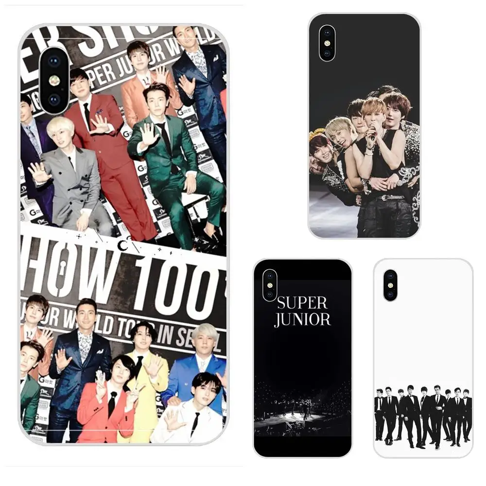 Kpop Super Junior Мягкий ТПУ индивидуальный дизайн для Galaxy J1 J2 J3 J330 J4 J5 J6 J7 J730 J8 2015 2016 2017 2018