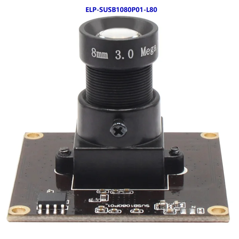 SUSB1080P01-L80 ELP Full HD 1080P низкое освещение цветной промышленный цифровой фотоаппарат USB 3,0 модуль камеры - Цвет: SUSB1080P01-L80