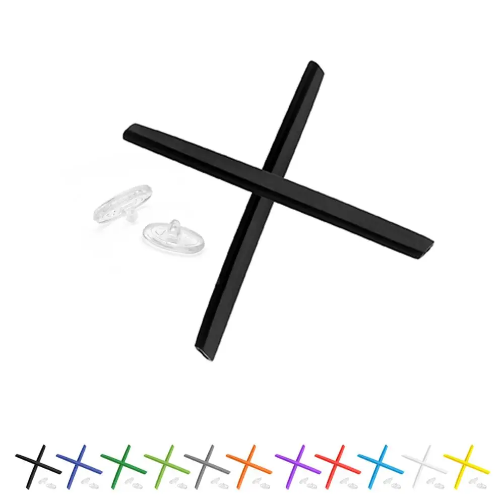 Kit Di Gomma Millerswap Sostituzione Calzini Per Le Orecchie Del Braccio E Naselli Per-Oakley Square Wire 2 (2014) Oo4075 Occhiali Da Sole-Opzioni Mul