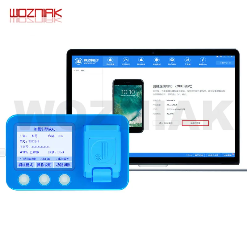 JC P8 PCIE NAND Программист серийный номер SN Read write Error Repair инструменты для iPhone 8 8 P X NAND 8-11 pro Foot HDD Detection