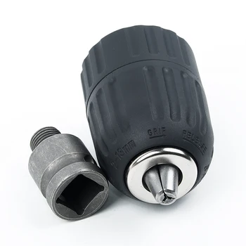 

2~13mm 1/2 Keyless Drill Chuck Screwdriver Impact Driver Adapters Hex Shank New