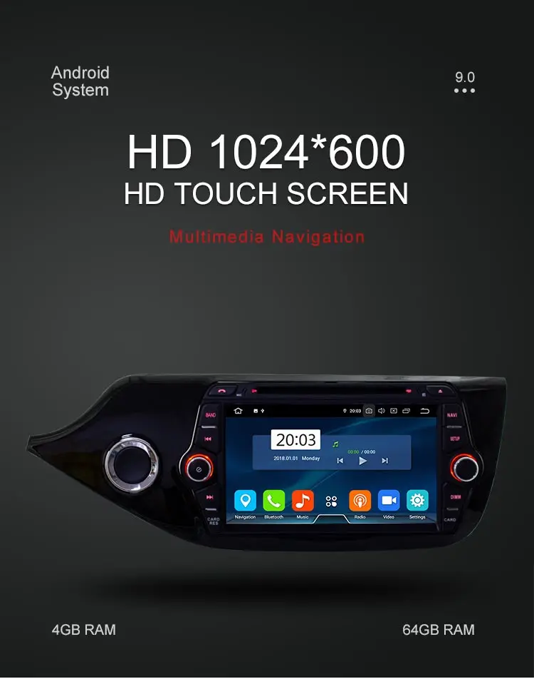 Excellent Besina Android 9.0 Car DVD player For KIA Ceed 2012 2013 2014-2016 2 Din Car Radio GPS Navigation Stereo WIFI 4G+64G Audio IPS 1 Excellent Besina Android 9.0 Car DVD player For KIA Ceed 2012 2013 2014-2016 2 Din Car Radio GPS Navigation Stereo WIFI 4G+64G Audio IPS 1