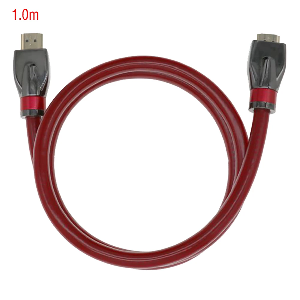 Кабель для HDMI 2,1 8K 3D 120 Гц HDTV UHD высокоскоростной плетеный шнур 0,5 м 1 м 1,8 м HDMI 120 Гц 48 Гбит/с для Xbox DVD плеера ПК - Цвет: 1m