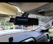 VanTop-Cámara de salpicadero HF10MQ de 10 y 2,5 K para coche, pantalla completamente táctil, resistente al agua, Monitor de estacionamiento, cámara para espejo retrovisor
