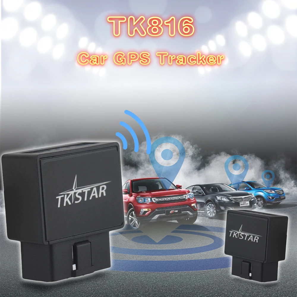 Высокое качество Смарт OBD отслеживающее устройство TK816 Автомобильный gps GSM GPRS трекер встряхивание сигнализации локатор отслеживания в реальном времени сигнализация встряхивания