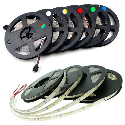 300 LED 스트립 조명, 비방수, 리본 테이프, 밝은 SMD2835, 5050 따뜻한 화이트, 블루, 레드, 그린, 휴일 조명, 5M, DC12V 4