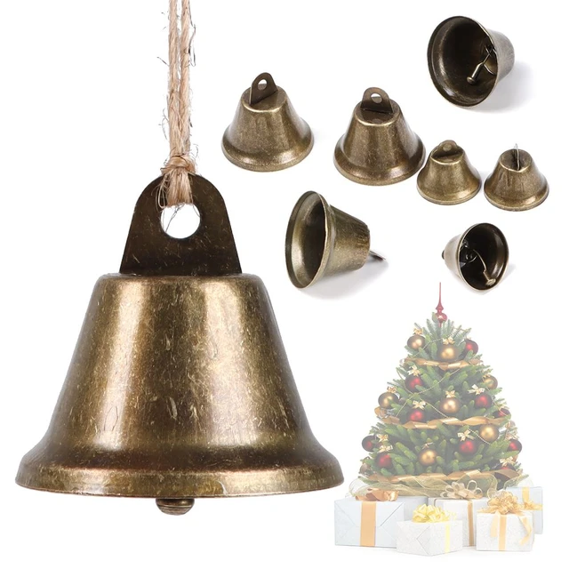 10pcs Small Jingle Bells Metal Bells Christmas Tree Party