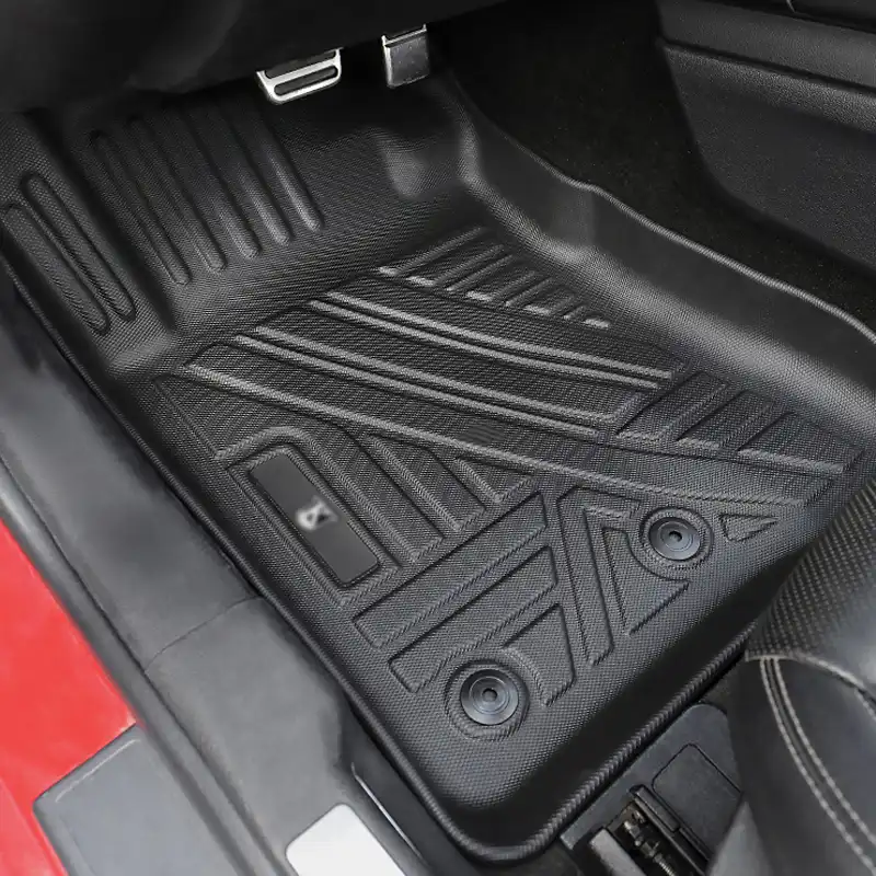 をqhcp車のフロアマット防水トランクパッドカーペット敷物tpeフィットためフォードマスタングシボレーカマロ 15 Lhd車両アクセサリー Floor Mats Aliexpress