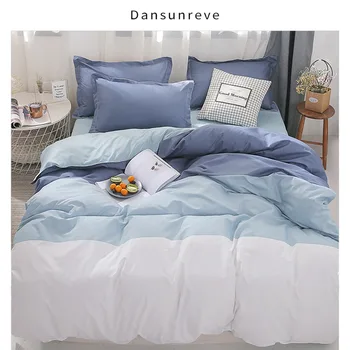 

Dansunreve Stylish Simplicity Striped Cartoon 3/4pcs Bedding Sets Contain Duvet Cover flat Sheet Pillowcase 2020