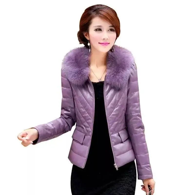 2019 новый зимний женский тонкий рукав воротник натуральный Лисий Мех Натуральная