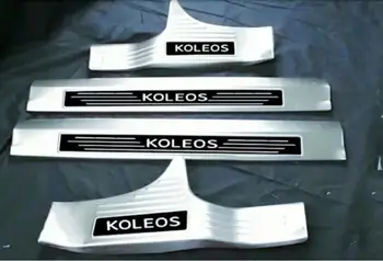 

KOLEOS 2017 Davanzale Del Portello Piatto Dello Piatto Dello Scuff Pedale Benvenuto In Acciaio Inox Car Styling Accessori