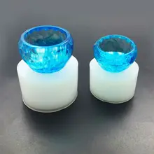 Кристалл эпоксидная чаша чашки плесень УФ смолы DIY ремесла ручной работы форма для изготовления ювелирных изделий силиконовая форма