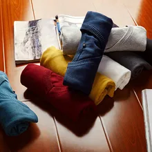 Повседневный мужской свитер мужские роскошные свитера и пуловеры зимний Однотонный мужской пуловер с v-образным вырезом Мужская одежда трикотажные pull homme 1164