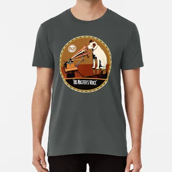 

His Masters Voice Vintage RCA sign T shirt his masters voice vintage rc a sign dog radio early records