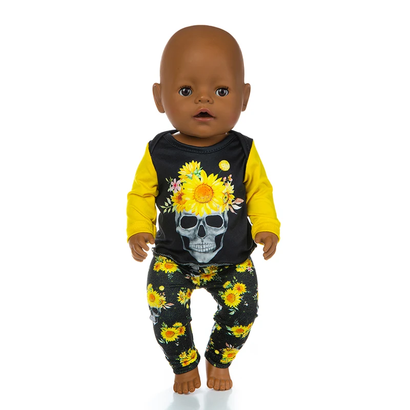 Новый комбинезон подходит для куклы Reborn 43 см Одежда 17 дюймов Детская кукла